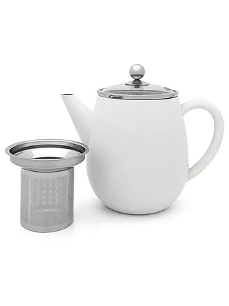 BREDEMEIJER | Théière à double paroi EVA 1,1 l Blanc / Mat | 